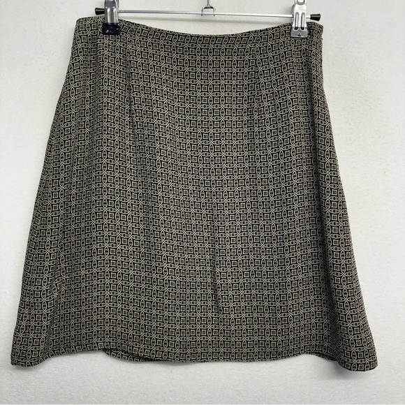 VTG 90s 100% Silk Ann Taylor Mini Skirt Fully Lined Rachel Greene High Rise 2 - Picture 1 of 6